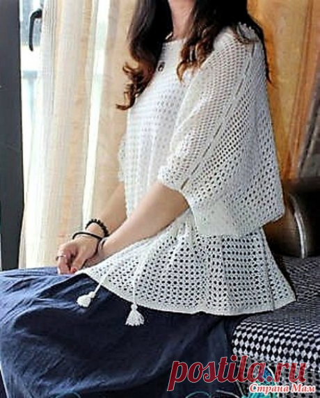 Жемчужная кофточка интересного силуэта

#ажурная_кофта@knit_hook, #кофта_крючком@knit_hook

Источник: https://www.stranamam.ru/post/12781262/