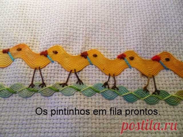 Eu Amo Artesanato: Pintinhos de sianinha passo a passo