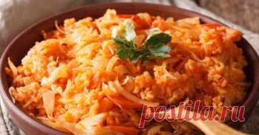 Как приготовить рис с капустой — Домашняя кулинария