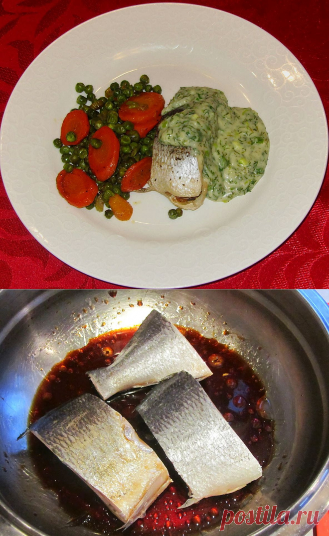 Готовить вкусно - проще простого: Дорада из мультиварки с зелёным соусом