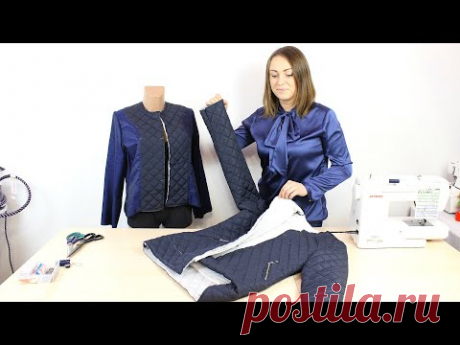 Дошиваю куртку в канун Рождества. Мне кажется шикарный результат!
