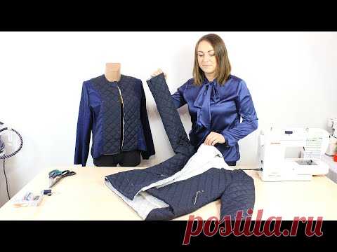 Дошиваю куртку в канун Рождества. Мне кажется шикарный результат!