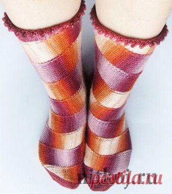 Вязание носков «Карусель»
