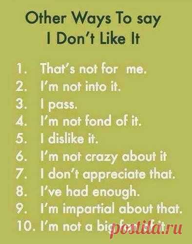 Learn English: Other ways to say °I don't like you°.. - liliialily66@gmail.com - Gmail