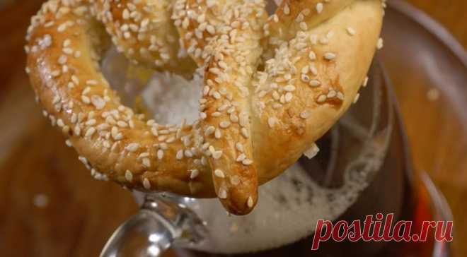 Претцели (немецкие крендели). Пошаговый рецепт с фото на Gastronom.ru