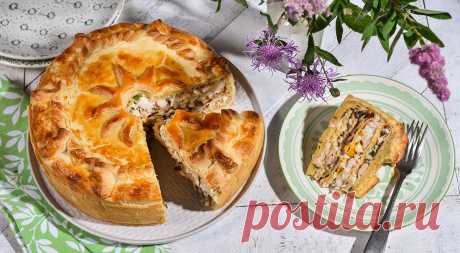 Курник с блинами, курицей и грибами, пошаговый рецепт с фото на 968 ккал Курник с блинами, курицей и грибами. Вкусный рецепт приготовления с пошаговым описанием, фото и отзывами. Удобный поиск рецептов и кулинарное вдохновение на Gastronom.ru