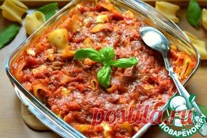 Макароны с мясом под соусом - кулинарный рецепт