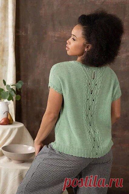 Очень красивая ажурная полоса из английского журнала - подойдет не только для летних топов, но и... Описание красивого узора.