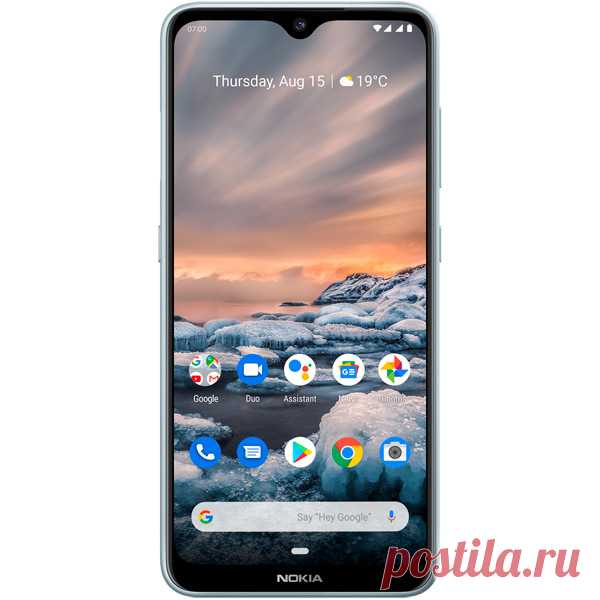 Смартфон Nokia 7.2 Ice (TA-1196) Nokia 7.2 – стильный смартфон с корпусом из закалённого стекла и алюминия. Его 6,3-дюймовый дисплей с разрешением 2280х1080 пикселей занимает практически всю лицевую поверхность и воспроизводит яркое, реалистичное изображение. Технология PureDisplay преобразует видеоролики в формат HDR в процессе просмотра, чтобы сделать картинку более чёткой.БОЛЬШИЕ ВОЗМОЖНОСТИ ДЛЯ ФОТОТВОРЧЕСТВАЭта модель оборудована тройной камерой. 48-мегапи...