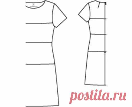 Платье - выкройка № 106 из журнала 1/2013 Burda – выкройки платьев на Burdastyle.ru