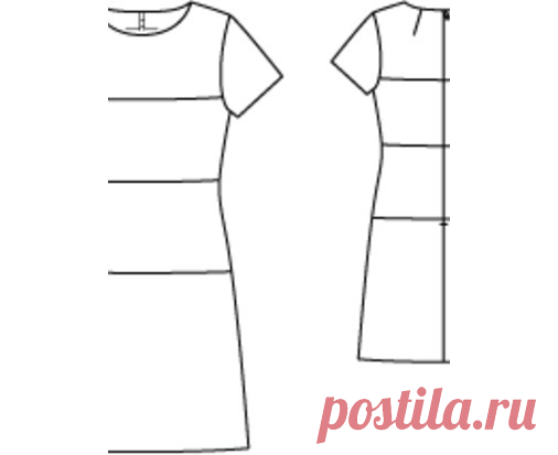 Платье - выкройка № 106 из журнала 1/2013 Burda – выкройки платьев на Burdastyle.ru