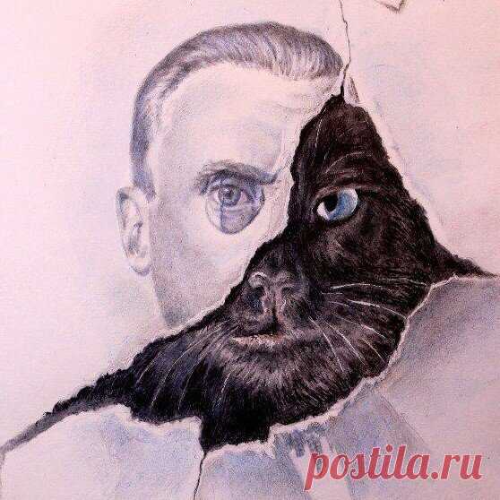 Кот-путешественник. Путь домой. Художник Андрей Пальянов. | Белая и пушистая | Яндекс Дзен