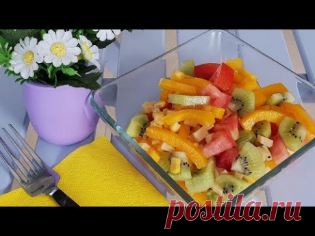 Пробуйте новое!!! Яркий сочный салат. Рецепты салатов.