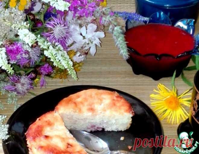 Творожно-рисовая запеканка с вишней – кулинарный рецепт