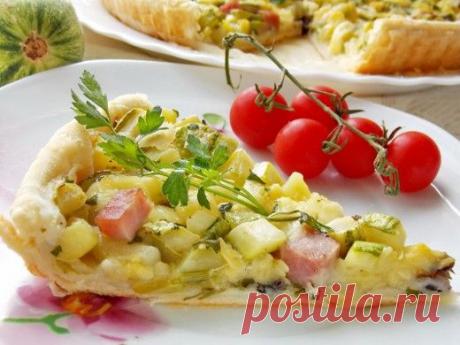Средиземноморский пирог с кабачками