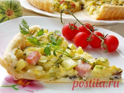 Средиземноморский пирог с кабачками
