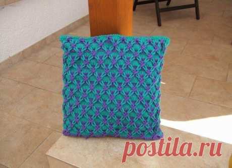 Узор крючком Польская звезда