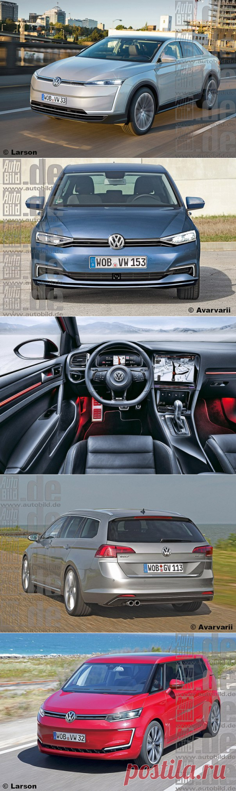 Auto Bild: VW в 2018 и 2019 (изображения могут быть неточными)