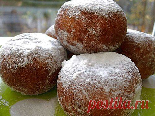 Пончики на сгущенке