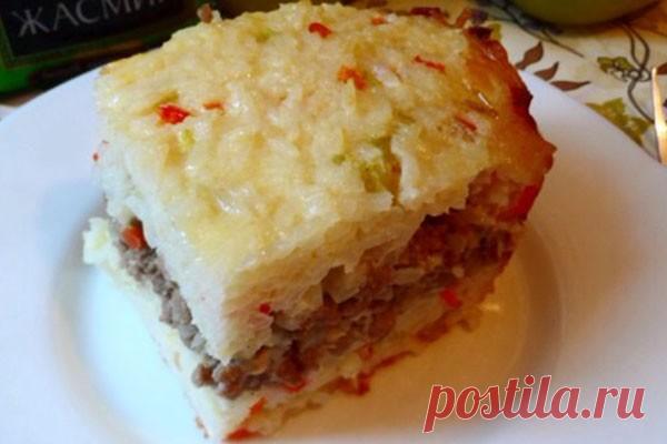 Рисовая запеканка с мясом — Женская страничка