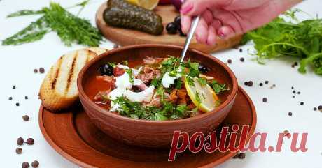 Простой рецепт сытной мясной солянки. Блюдо с насыщенным мясным вкусом! Невероятно сытно.