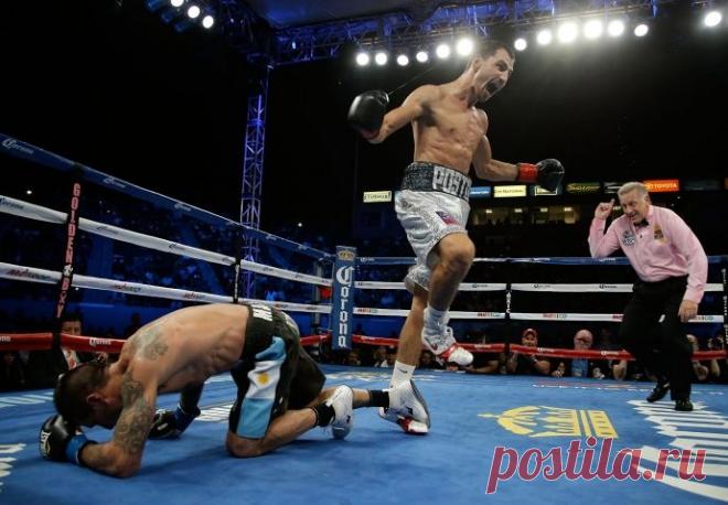 Аллахвердиев бит Бронером, Постол завоевал пояс WBC