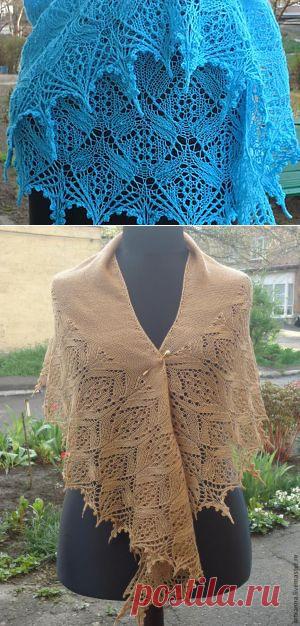 Мастер-класс по вязанию спицами шали-фишю "Альпийские луга" - Ярмарка Мастеров - ручная работа, handmade