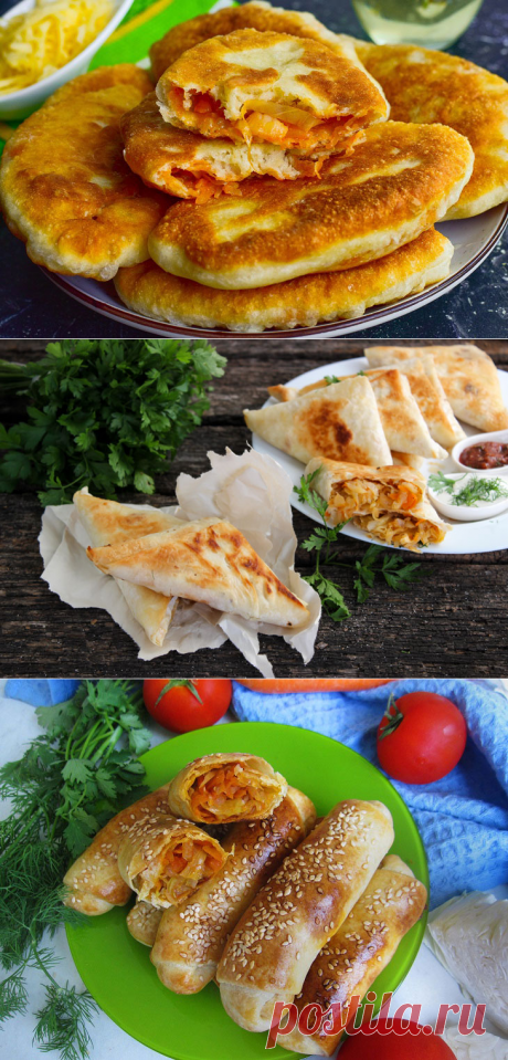 Пирожки с капустой - 10 вкусных и быстрых рецептов с фото пошагово