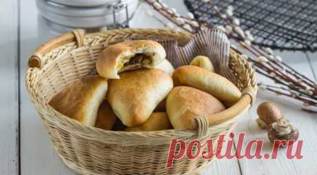 Приготовить постные пирожки с картошкой и грибами в духовке можно не только исходя из религиозных соображений, но и просто так | ГАСТРОНОМ.РУ | Дзен