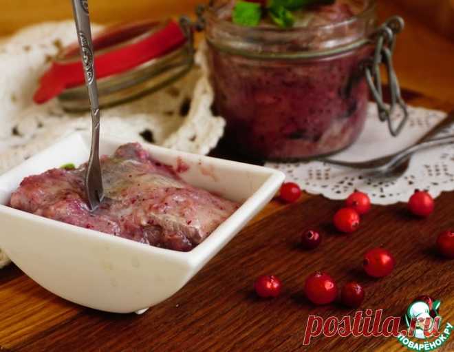Скумбрия в клюквенном маринаде – кулинарный рецепт