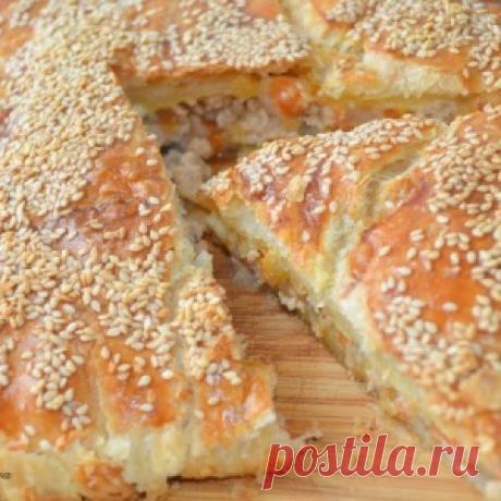 Греческий мясной пирог "Небрежный"