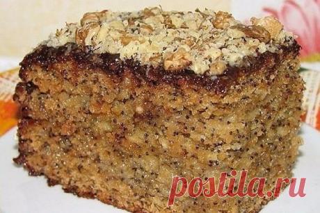 ТОРТ МЕДОВО-МАКОВЫЙ ТОРТ МЕДОВО-МАКОВЫЙ Коржи получаются нежные, с лёгким медовым ароматом. Готовится быстро, съедается ещё быстрее :). Для коржей: 2 яйца, 2/3 стакана