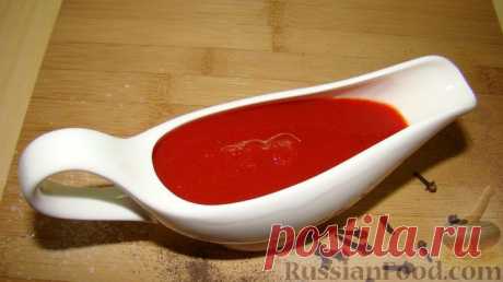 Рецепт: Соус томатный на зиму (домашний кетчуп) на RussianFood.com