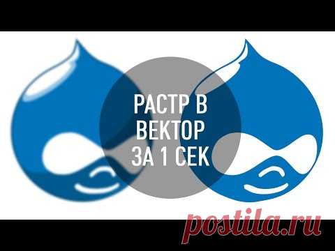 Как перевести растр в вектор за 1 секунду?