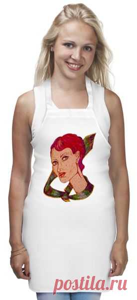 Фартук "Девушка в галстуке." от Printissimo - Printio