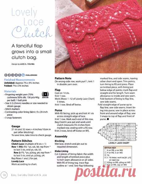 Creative Knitting Presents Easy Everyday Openwork & Lace.