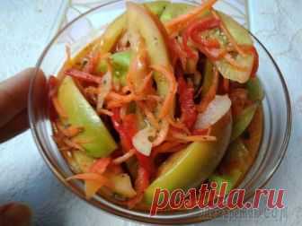 Зеленые помидоры по корейски самый вкусный рецепт Осень - это самое время приготовить зеленые помидоры по - корейски. Самый вкусный рецепт на зиму или на каждый день. Необыкновенно просто готовится, а вкус и аромат не передать какой потрясающий!
Сост...