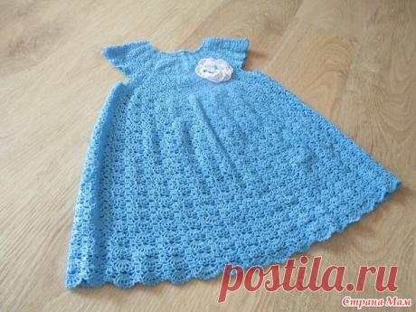 Платье &quot;Лето в бирюзе&quot; по мотивам &quot;Кружевного облачка&quot; - Вязание - Страна Мам