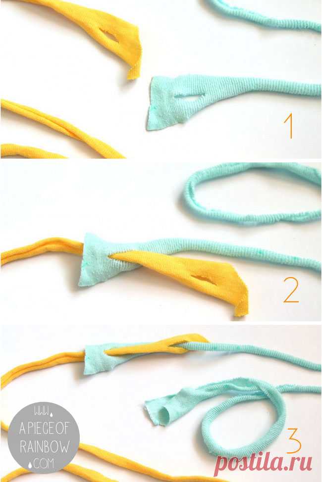 Make Rag Rug From Old T-shirts - A Piece Of Rainbow