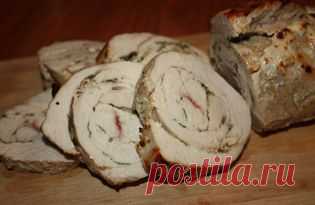 Рулет из индейки (пошаговый фото рецепт) - ВашВкус