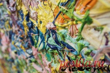 Картина Любовь и возрождение Масло, холст Екатерина Лебедева художник современная абстракция