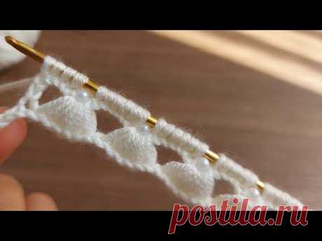 Super Easy Tunisian Knitting 😍 Tunus İşi muhteşem Örgü Modeli