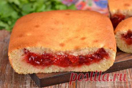 Заливной пирог с вареньем. Показываю способ, при котором начинка в жидком тесте никогда не опустится на дно пирога | Совет да Еда | Яндекс Дзен