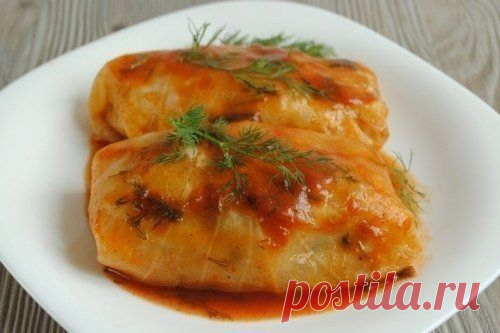 Рецепт постных голубцов