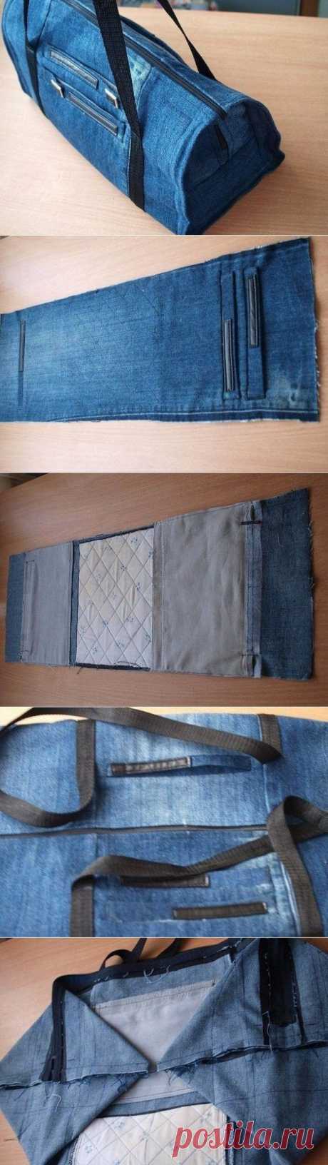Сумка из старых джинсов