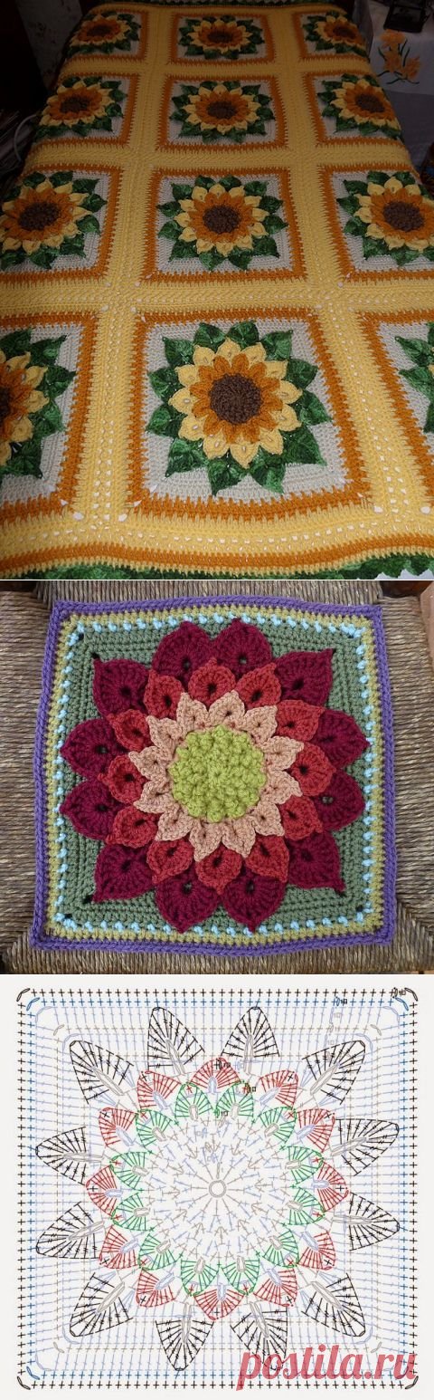 ПЛЕД "ПОДСОЛНУХ"