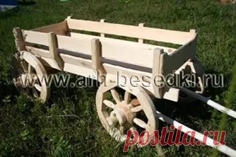 как самому сделать садовую тележку