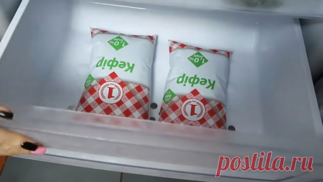 Заморозьте кефир или ряженку на ночь. Вкусно, быстро и просто