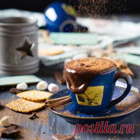 Как приготовить рецепт горячего шоколада с корицей и апельсином - рецепт, ингридиенты и фотографии
