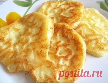 Оладьи из творога и сыра — Домашняя кулинария
